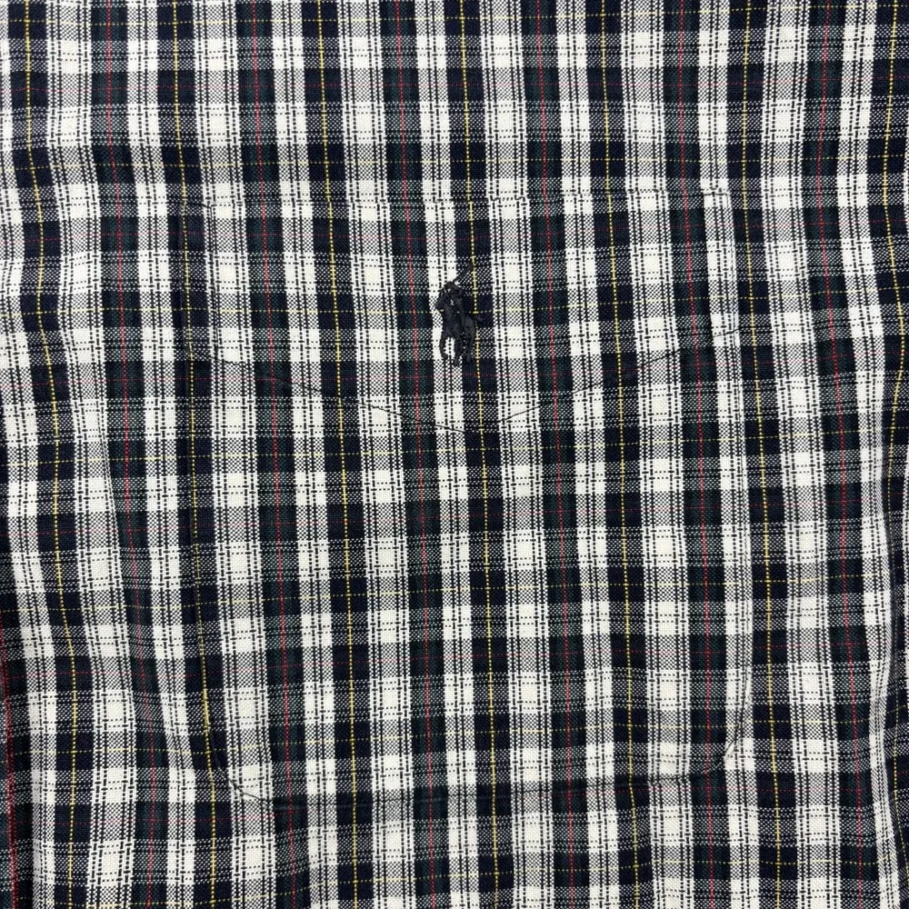 Vintage 90s Polo Ralph Lauren The Big‎ Shirt Mens XL Blue Green Check Oversized